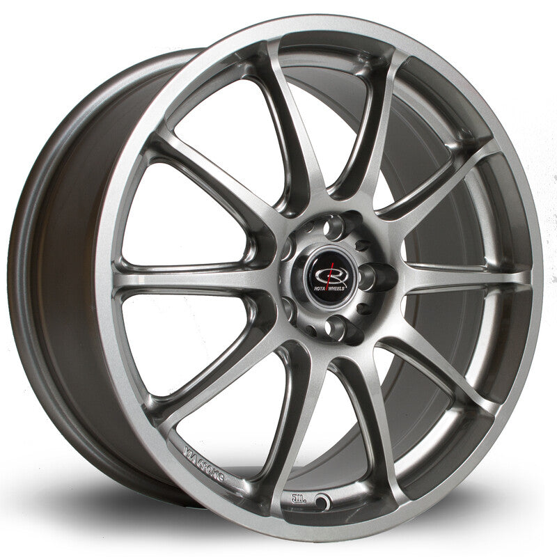 Rota GRA 17x7.5" 5x100 ET48, Gris Foncé / Anthracite