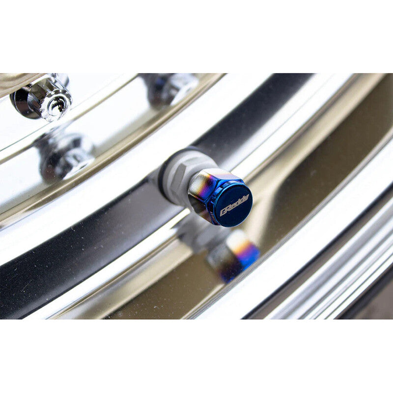Bouchons de Valve GReddy en Aluminium - Titane (lot de 4)