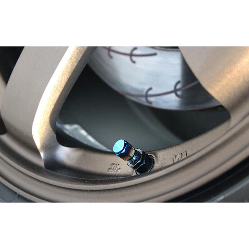 GReddy-ventilhattar i aluminium - titan (4-pack) – vy 3