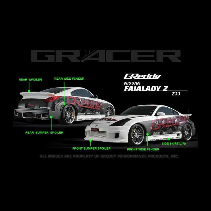 Kit de carrocería GReddy GT para Nissan 350Z – vista 3
