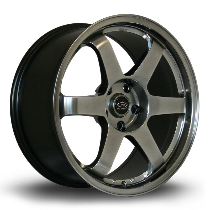 Rota Grid 18x8.5" 5x114.3 ET30, Hyper Black