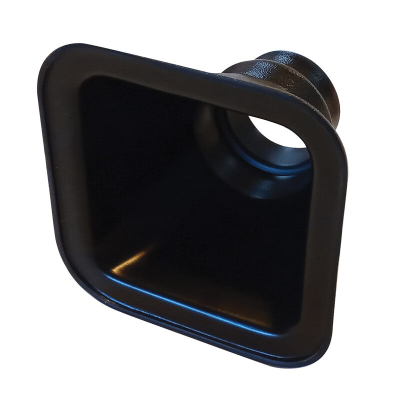 Kwadratowy wlot powietrza Revotec, wejście 100 mm, wyjście 51-63 mm