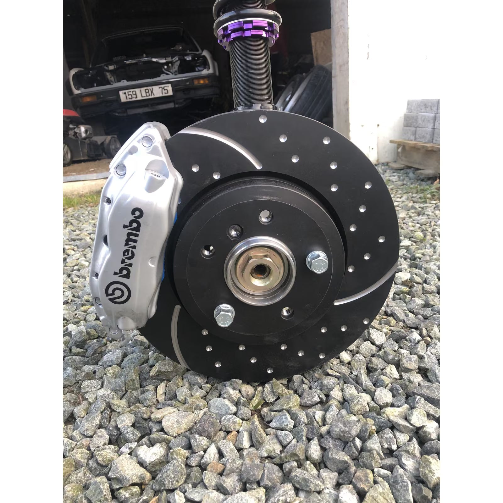 IRP 5-gaats conversiekit, E46 330i-naven en Brembo E38-remklauwen voor BMW E30