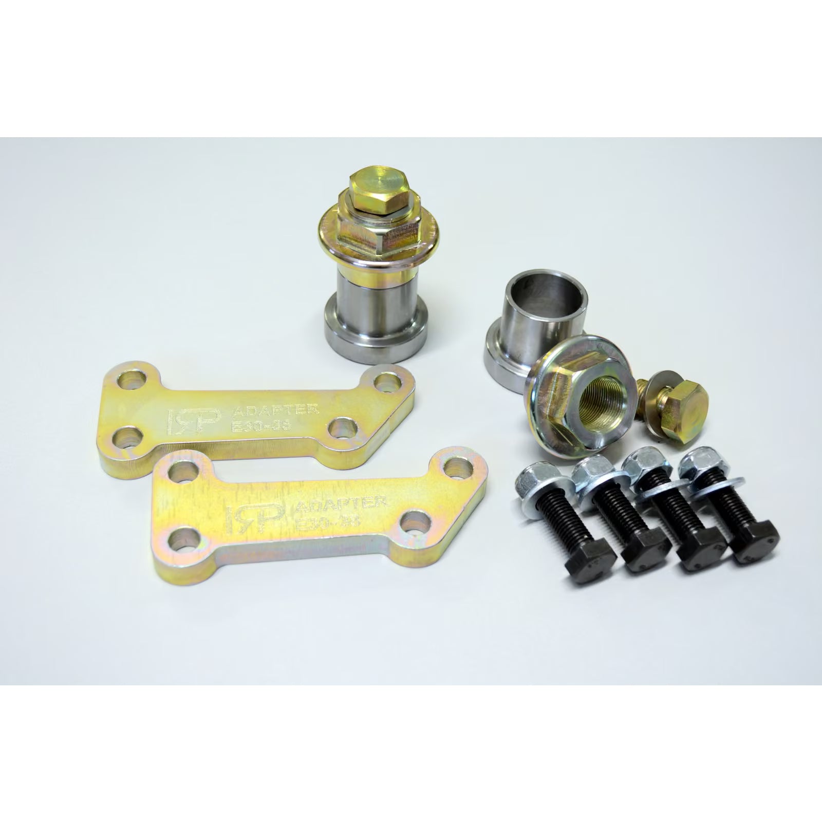 IRP 5-gaats conversiekit, E46 330i-naven en Brembo E38-remklauwen voor BMW E30