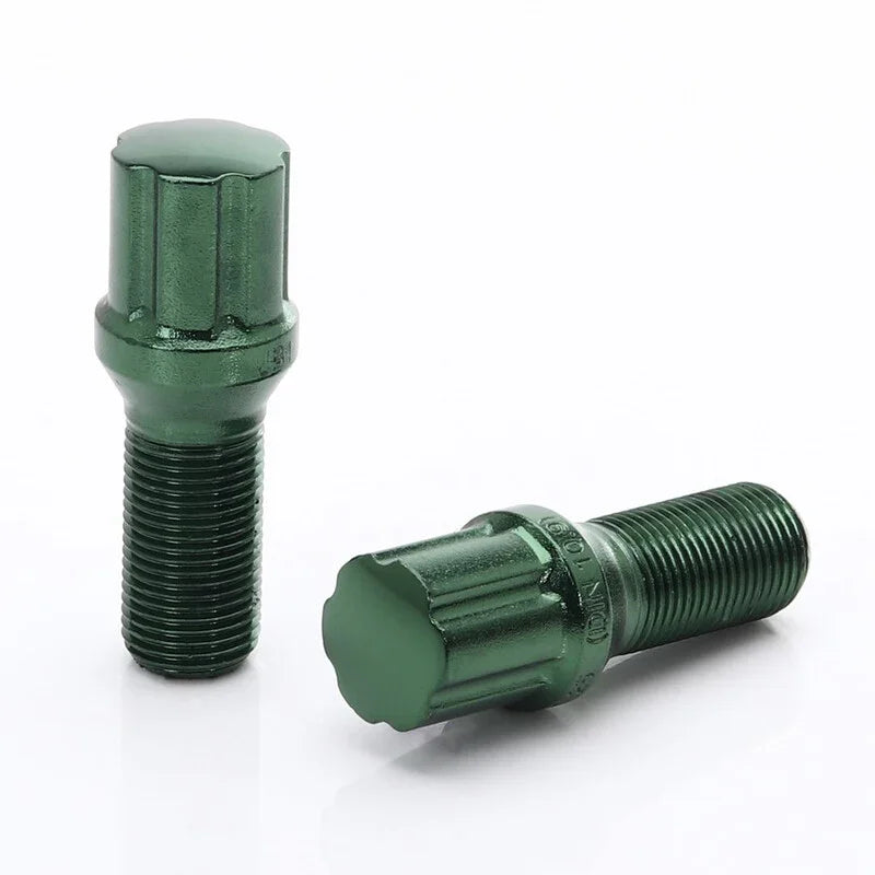 Vis de Roue JB1 Vertes M12x1.5 (Pack de 20) - Rasl'Bitume