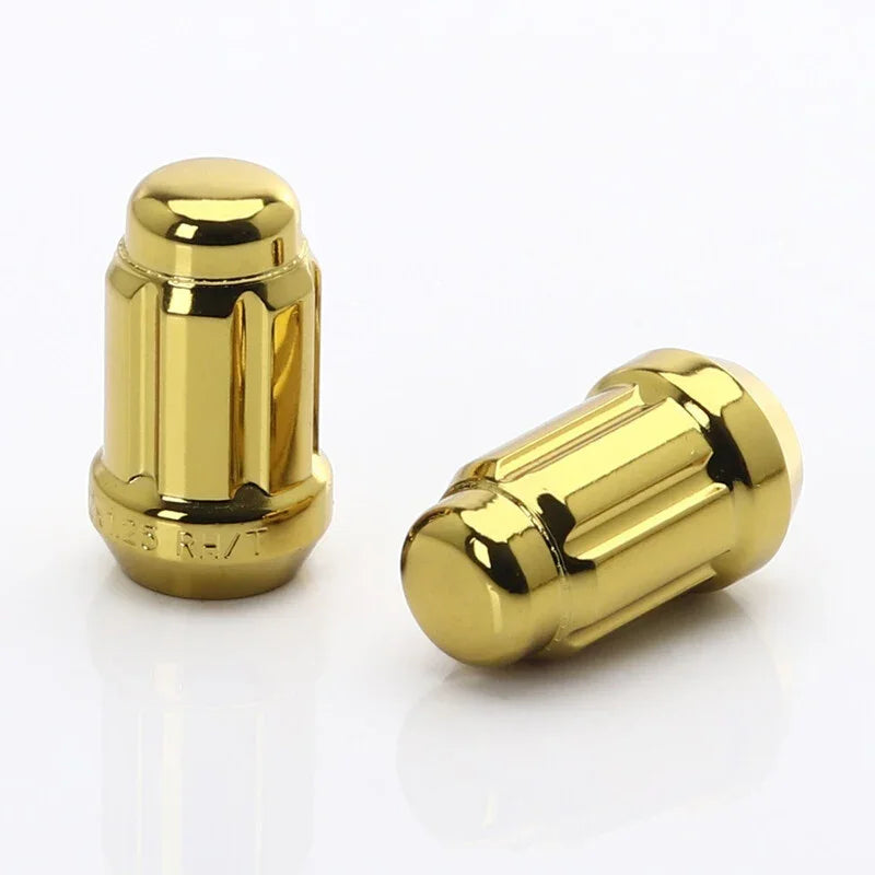 Ecrous JN2 Dorés en Acier Forgé M12x1.5 (Pack de 20) - Rasl'Bitume