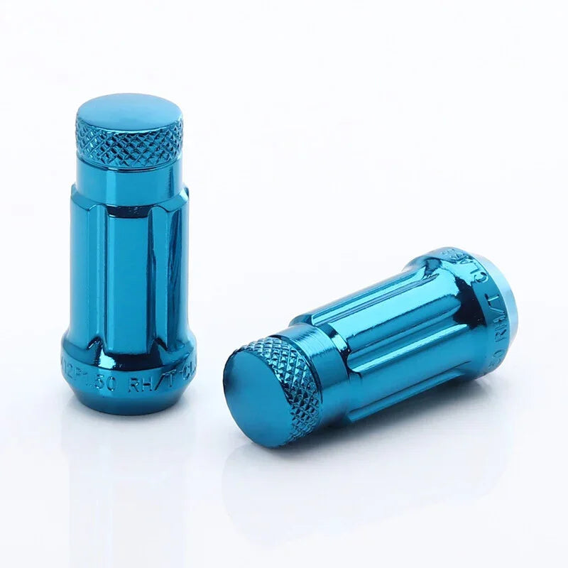 Ecrous JN3 Bleus en Acier Forgé M12x1.25 (Pack de 20) - Rasl'Bitume