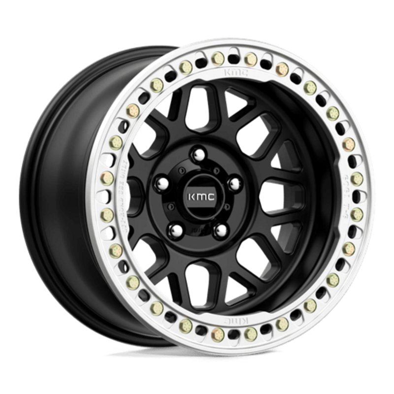KMC KM235 Grenade Crawl Beadlock 17X8.5 5x127 ET18, Noir Satiné