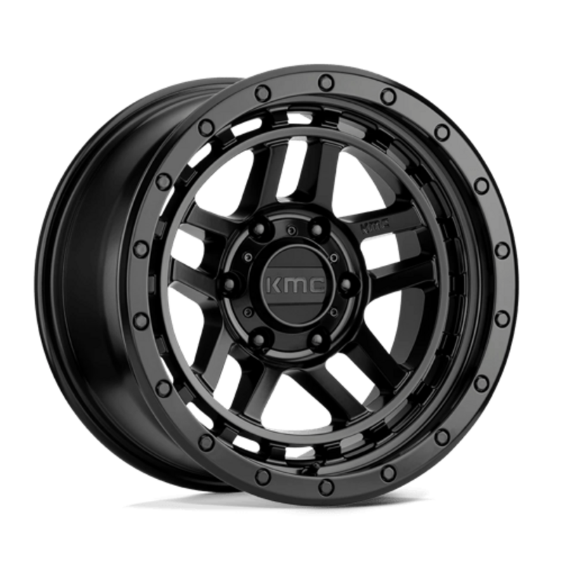 KMC KM540 Recon 17X9 5x127 ET-12, Noir Satiné