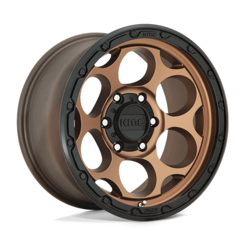 KMC KM541 Dirty Harry 17X8.5 5x127 ET18, Bronze Mat, Rebord Noir