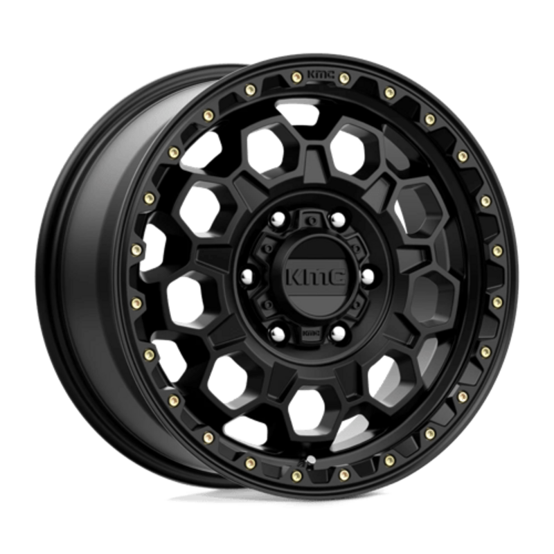KMC KM545 Trek 17X8 6x139.7 ET35, Noir Satiné