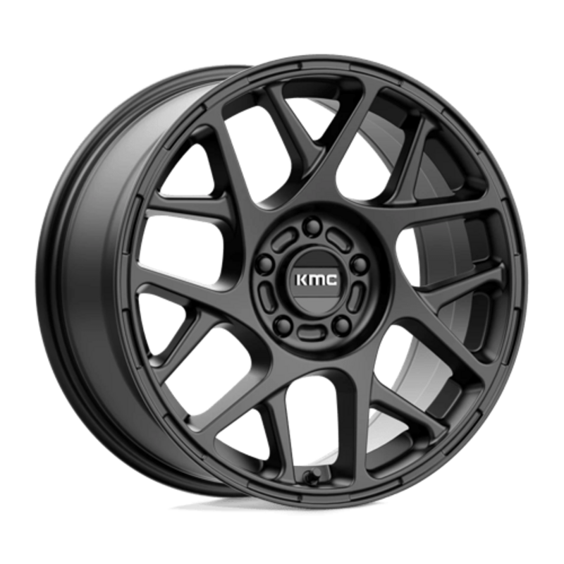 KMC KM708 Bully 17X8 5x110 ET38, Noir Satiné