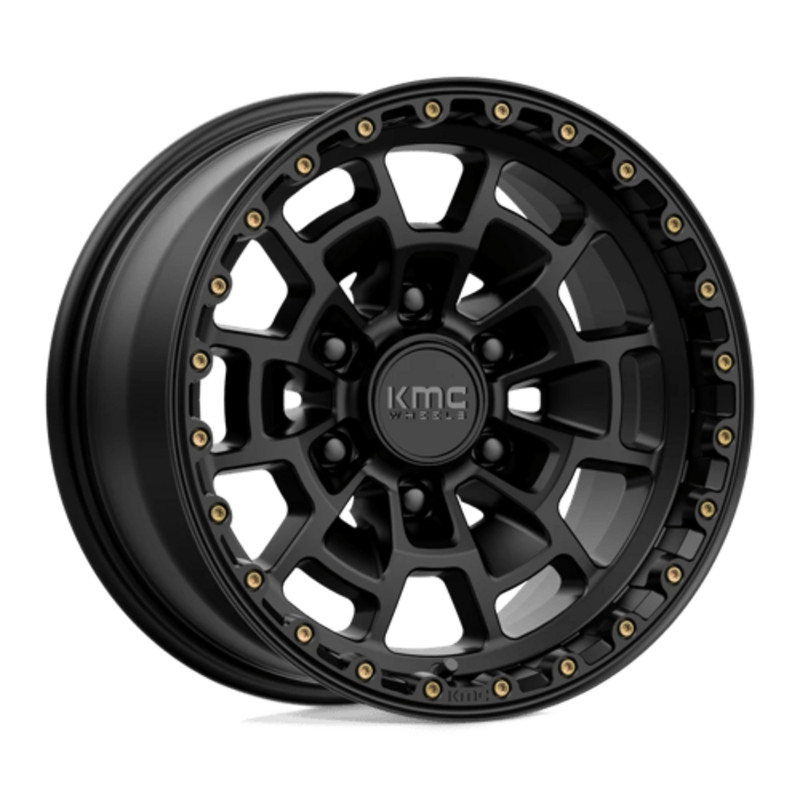 KMC KM718 Summit 17X8.5 6x139.7 ET0, Noir Satiné
