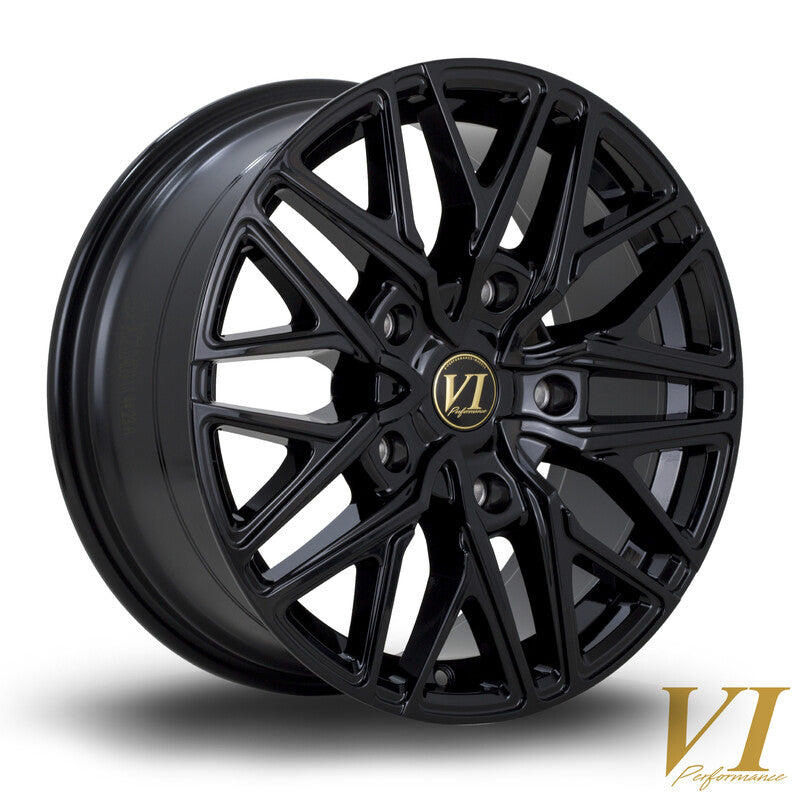 6Performance Loaded 18x8" 5x160 ET50, Noir Brillant