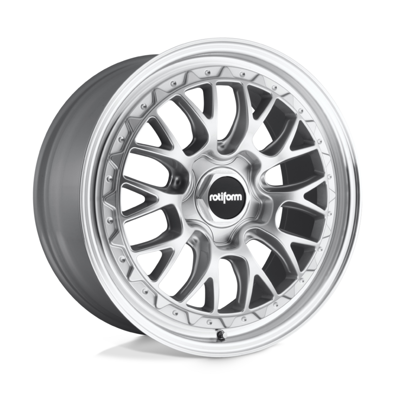 Rotiform LSR 19X8.5 5x112 ET45, Gris Argenté Poli