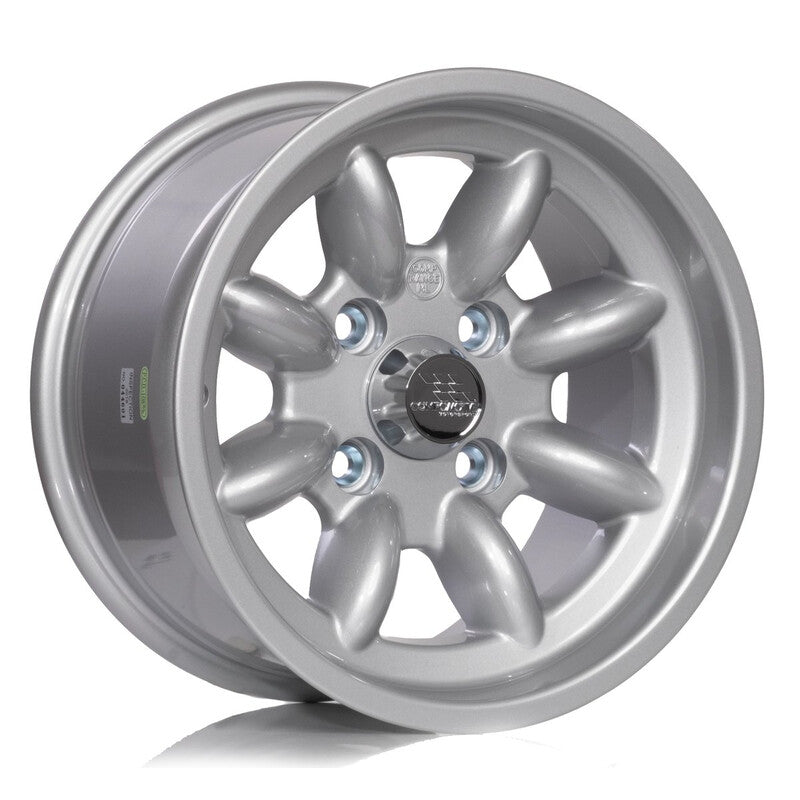 Jante Compomotive ML 1372 13x7" 4x100 ET0, Argent (VW/Opel/BMW - 73 mm)