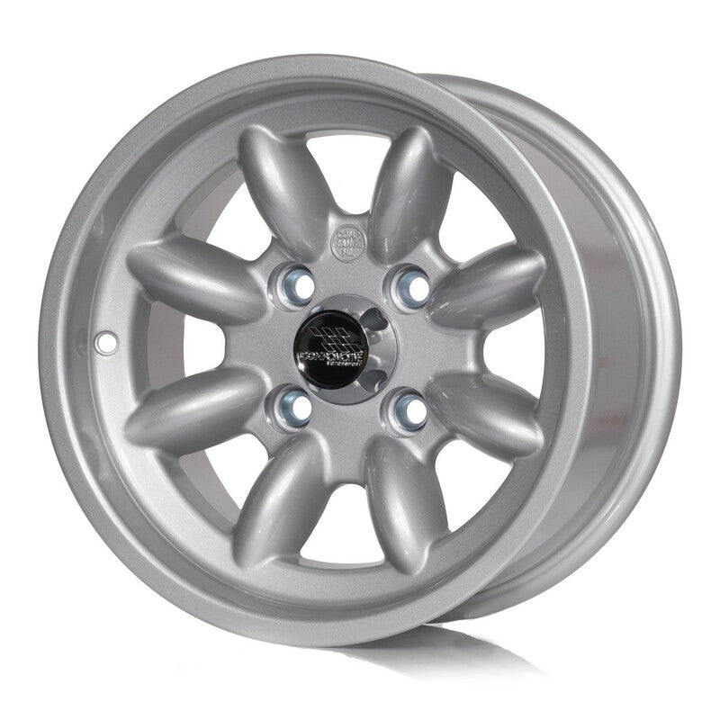 Jante Compomotive ML 1372 13x7" 4x100 ET0, Argent (VW/Opel/BMW - 73 mm)