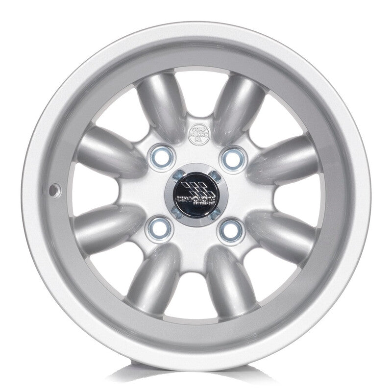 Jante Compomotive ML 1381 13x8" 4x100 ET-12, Argent (VW/Opel/BMW - 73 mm)