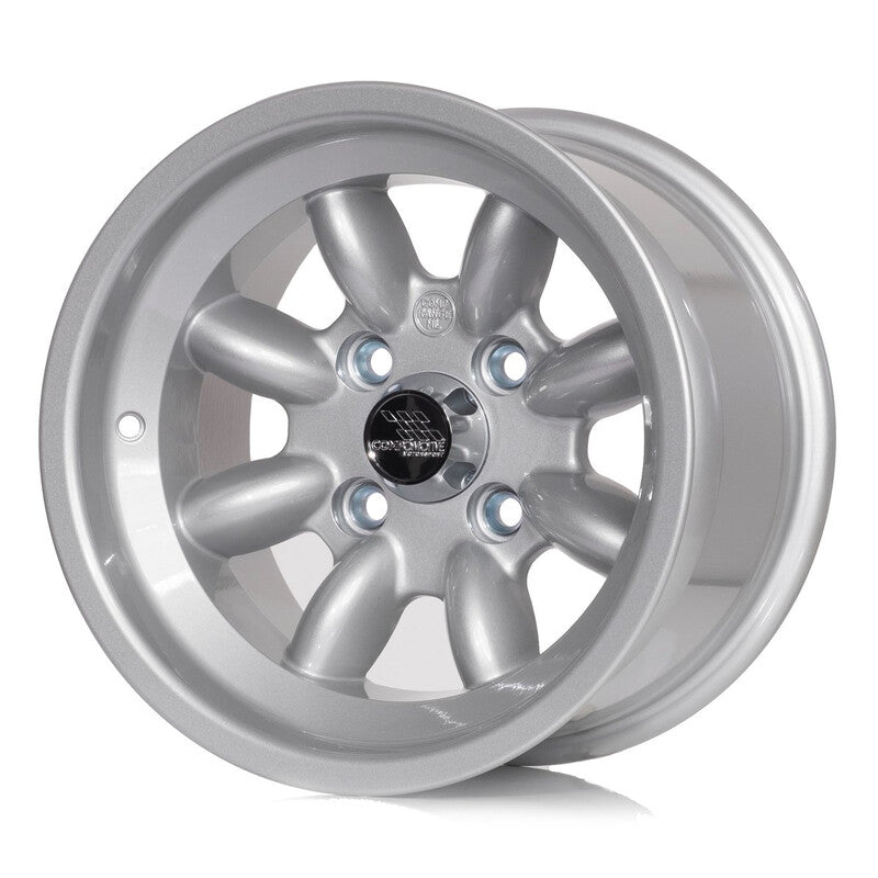 Jante Compomotive ML 1381 13x8" 4x100 ET-12, Argent (VW/Opel/BMW - 73 mm)