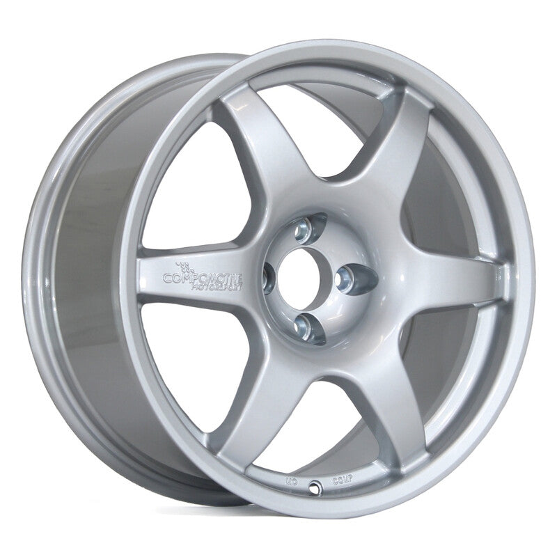 Jante Compomotive MO 1785 17x8" 4x100 ET20, Argent (VW/Opel/BMW E30 - 67 mm)