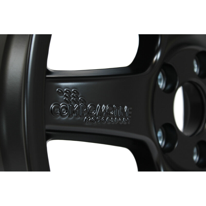 Jante Compomotive MO 1891 18x9" 5x108 ET50, Noir (Ford Focus RS 2/3 - 63.5 mm)