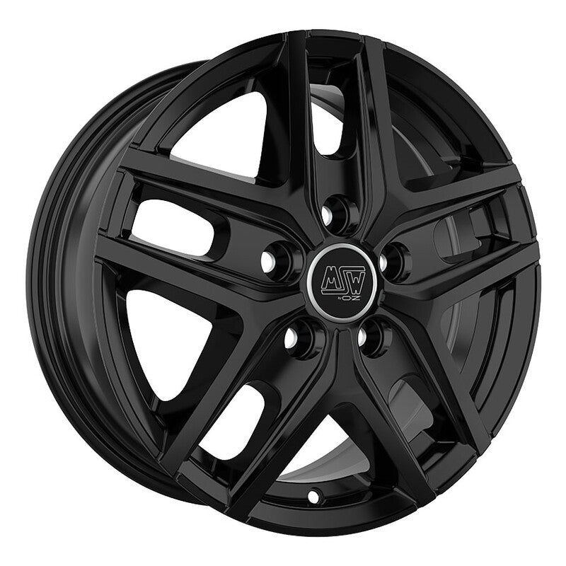 MSW 40 Van 16x6.5" 5x120 ET50, Noir Brillant