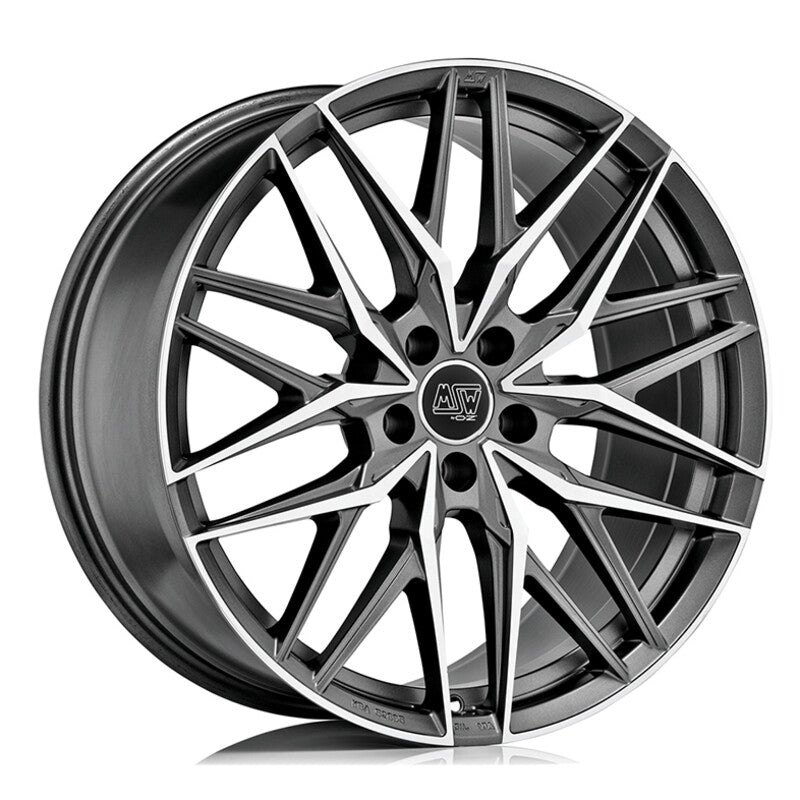 MSW 50 19x8" 5x108 ET45, Gunmetal, Branches Polies