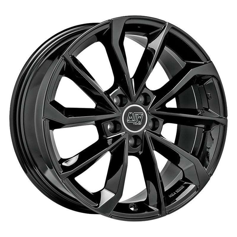 MSW 42 17x7.5" 5x112 ET48, Noir Brillant
