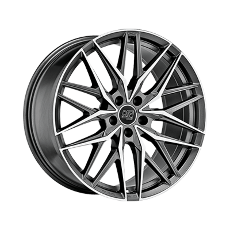 MSW 50 21x10.5" 5x112 ET43, Gunmetal, Branches Polies