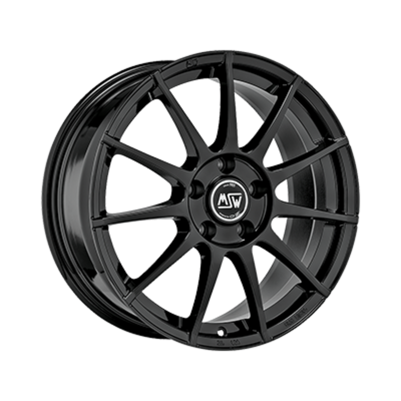 MSW 85 17x7" 5x100 ET45, Noir / Brillant
