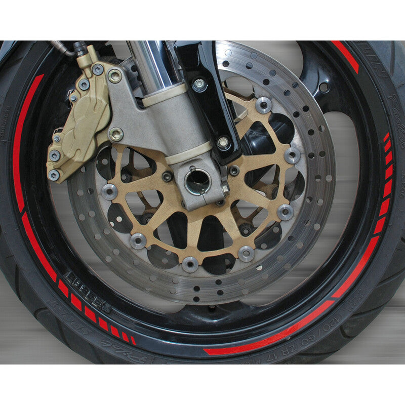 Foliatec Racing Fluorescent Red Wheel Stripe