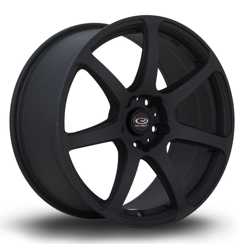 Rota Pro R 18x8.5" 5x112 ET45, Noir Satiné