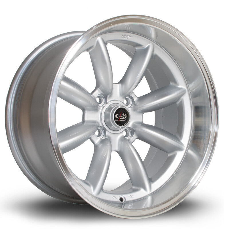 Rota RB-X 17x9.5" 4x114.3 ET-19, Gris Argenté / Poli