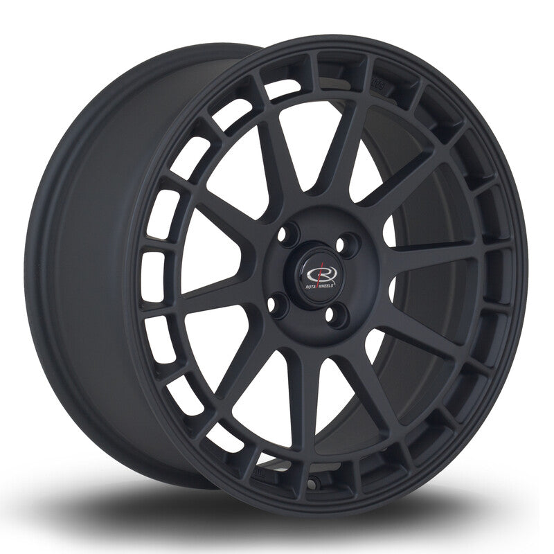 Rota Recce 17x7.5" 4x100 ET42, Noir Mat