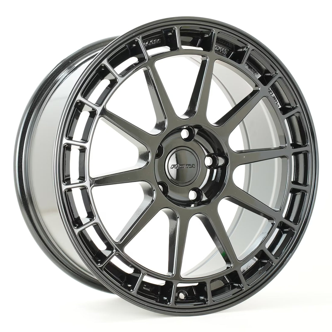 Rota Recce 18x8" 4x108 ET40, Noir Brillant