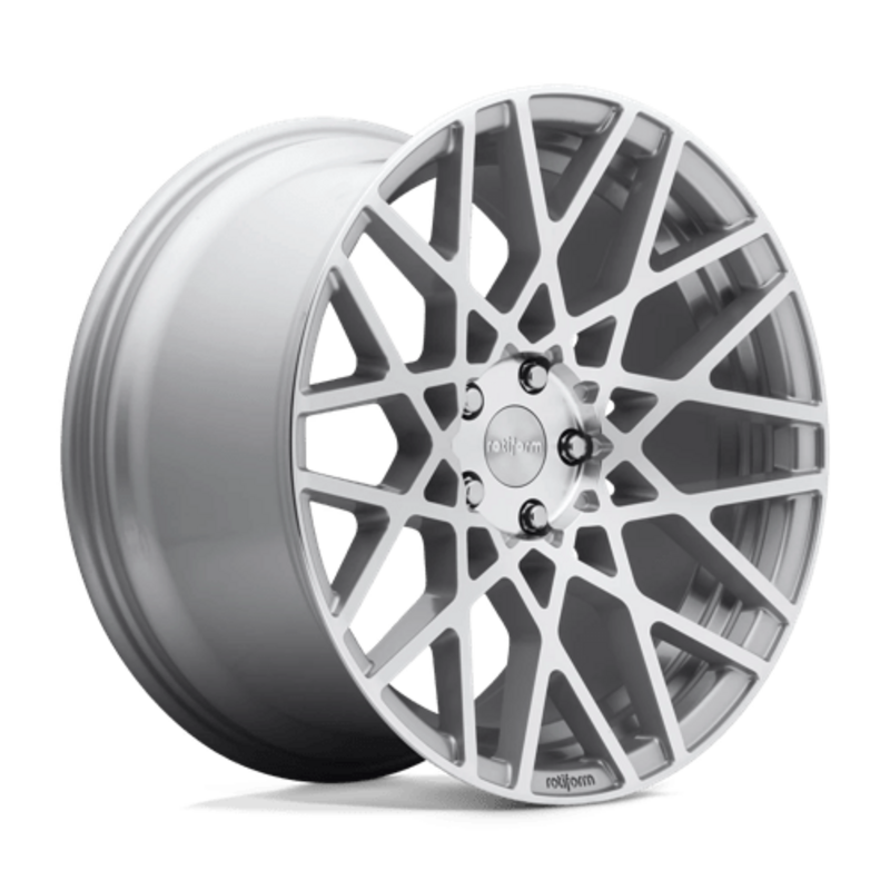 Rotiform BLQ 18X8.5 5x100 ET35, Gris Argenté Poli