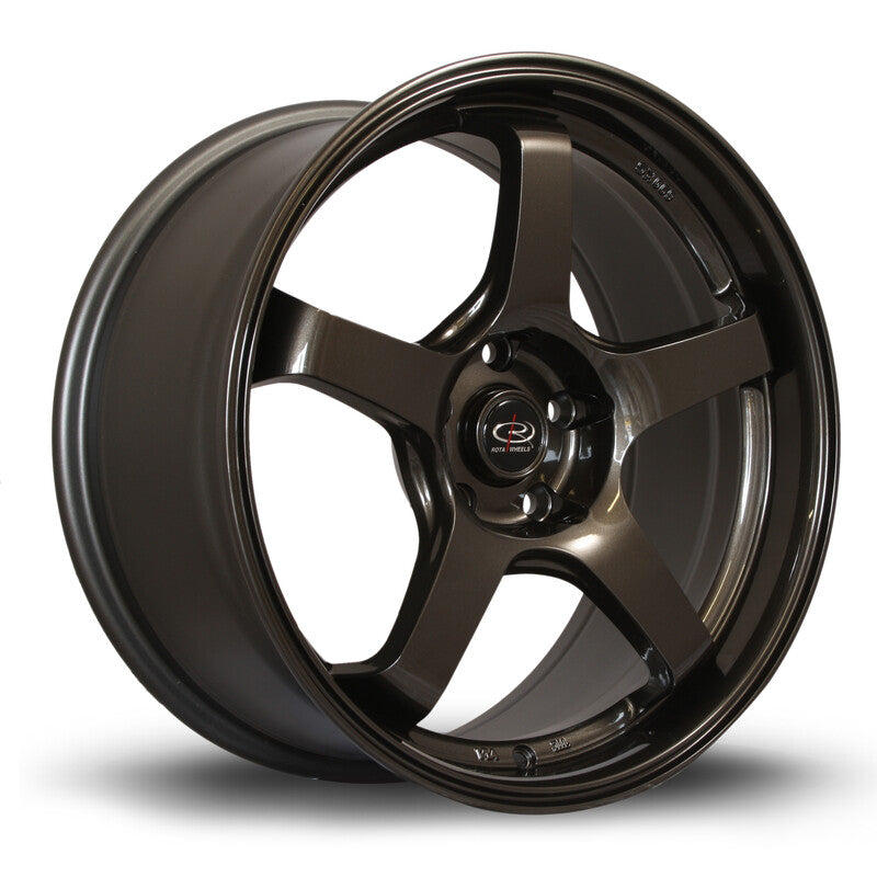 Rota RT5 18x8.5" 5x114.3 ET30, Gunmetal