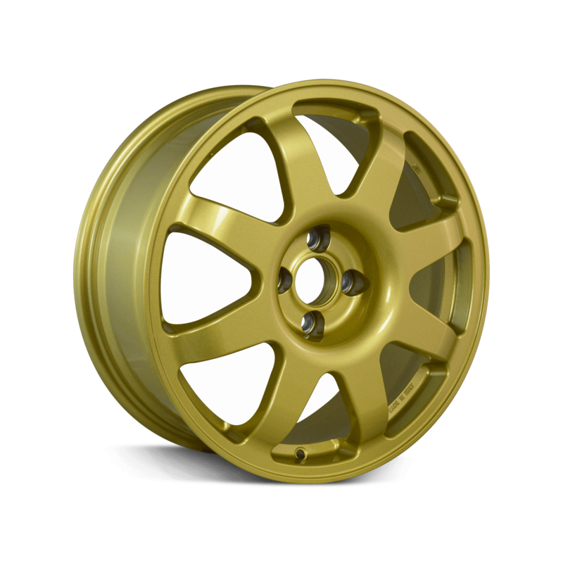 Evo Corse SB9Ragno 17x7" 5x108 ET41, Doré