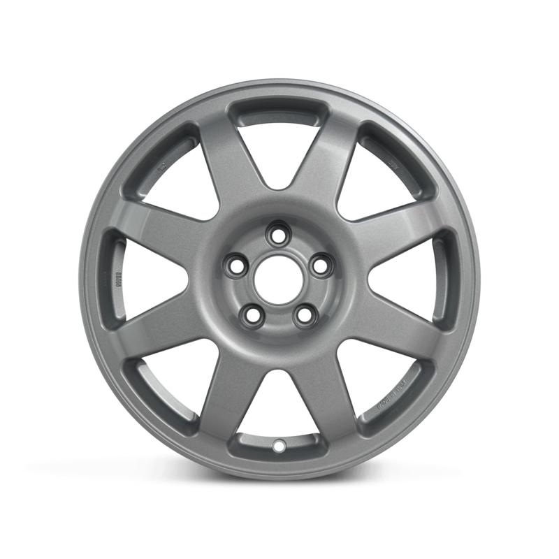 Evo Corse SB9Ragno 17x7" 5x108 ET41, Gris Argenté