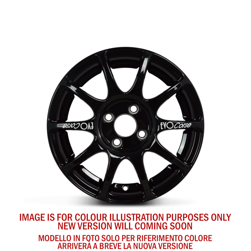 Evo Corse Sport 14x6" 4x110 ET16, Noir Brillant