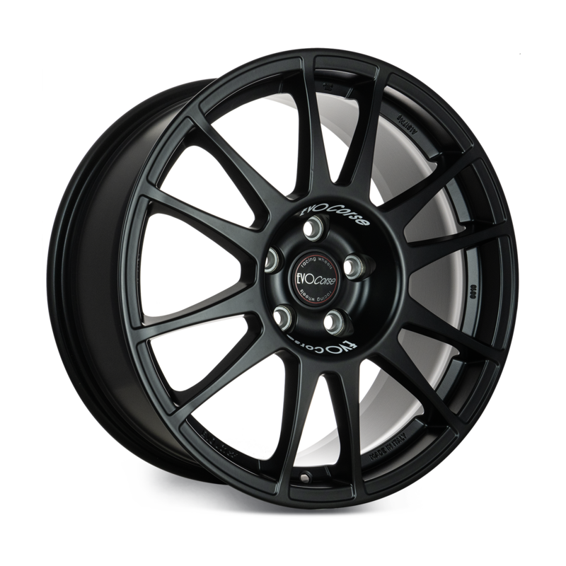 Evo Corse SanremoCorse 17x7" 5x120 ET42, Noir Mat (Ford Fiesta Rally3)