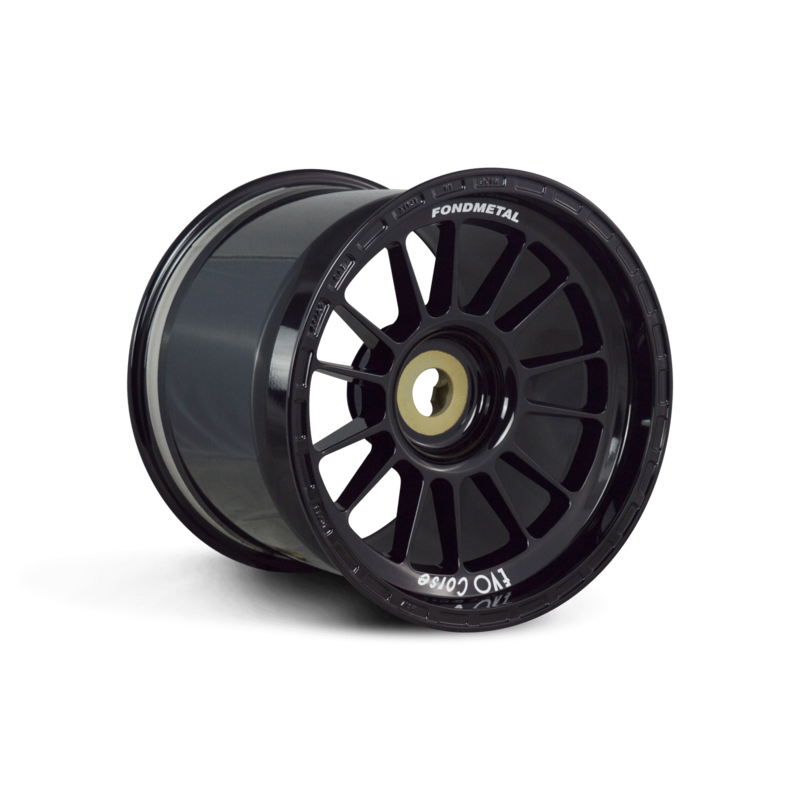Evo Corse FormulaCorse 13x9" 16x98 ET1.65, Noir Brillant