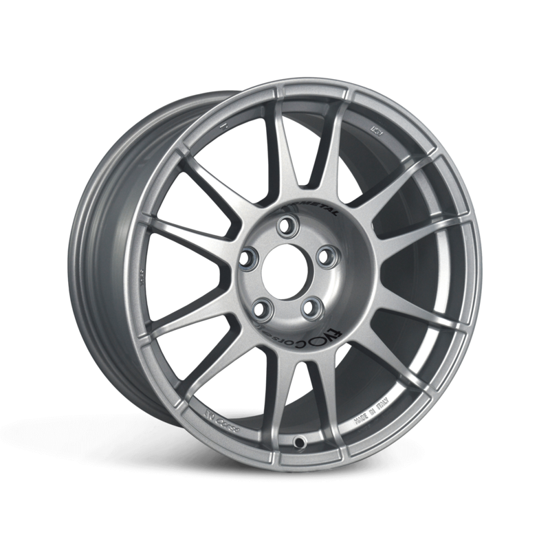 Evo Corse SanremoZero 17x8" 5x120 ET11.6, Gris Argenté