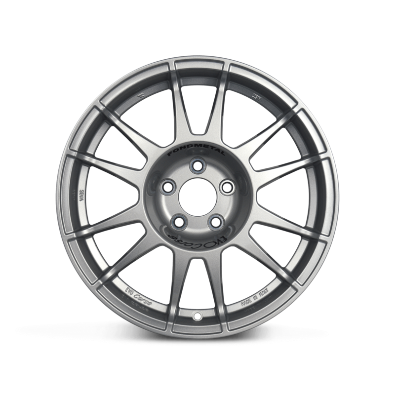 Evo Corse SanremoZero 17x8" 5x120 ET11.6, Gris Argenté