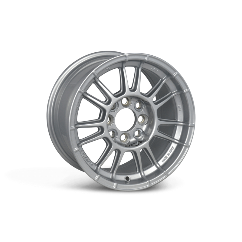 Evo Corse X3maZero 13x8" 4x108 ET0, Gris Argenté (Ford Escort Mk1)
