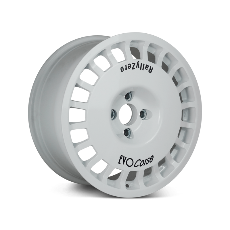 Evo Corse RallyZero 18x8" 5x114.3 ET35, Blanc (Mitsubishi / Toyota)