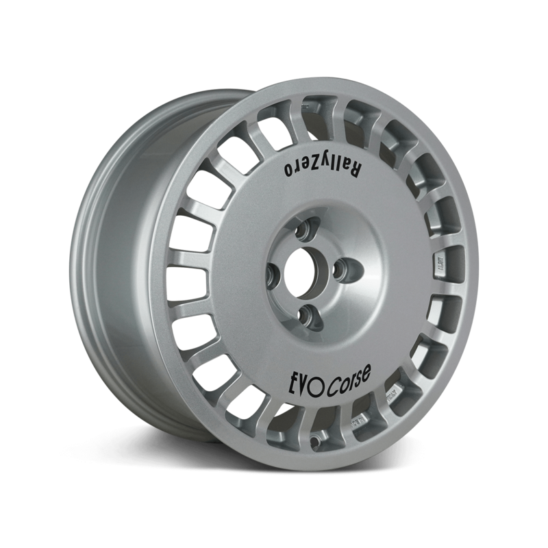 Evo Corse RallyZero 17x8" 4x108 ET26, Gris Argenté (Ford Sierra / Escort)