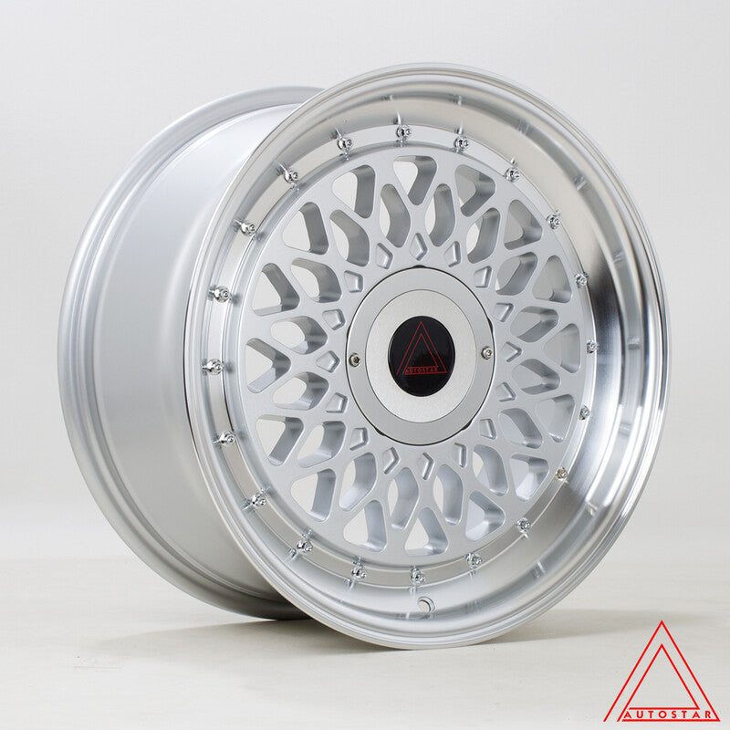 Autostar Silhouette 17x8" 4x100/108 ET30, Gris Argenté