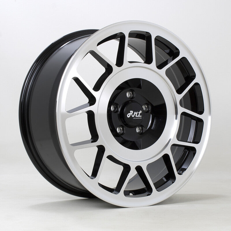 RML Snowflake 19x8.5" 5x112 ET45, Gris Argenté & Noir
