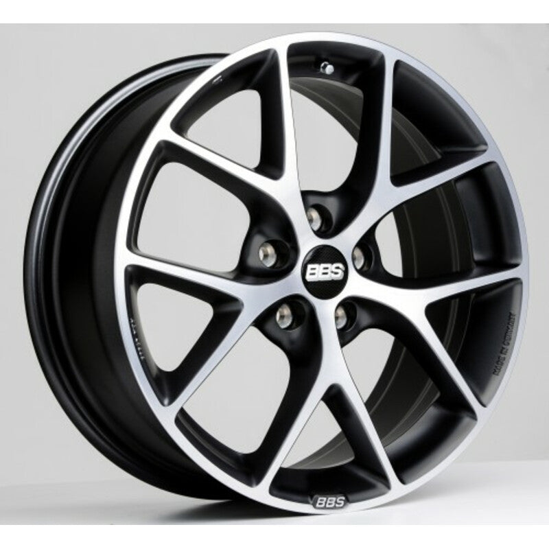 BBS SR 18x8" 5x112 ET52, Noir Mat / Poli